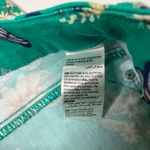 Chico's | So Slimming Girlfriend Slim Leg Ankle Jean Green Floral Womens 10P Photo 5