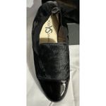 Yosi Samra Black Calf Hair Patent Leather Preslie Ballet Slip on Loafer Size 9 Photo 1