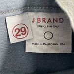 J Brand Sz 29 Wax Coated Snakeskin Python Jeans Jeggings Gray Gold Photo 3