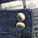 Liz Claiborne Bootcut Jeans Women 8P Blue Denim Zip Stretch Mid Rise Photo 4