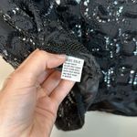 Oleg Cassini 100% Silk Sequins Beaded Luxury Vintage Evening Top Women Small Photo 5