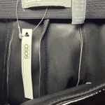 ASOS NWT  Black Vinyl Faux Leather High Rise Pants Size 6.  Photo 4