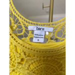 Bar III  Cotton Crochet Mini Dress Summer Brunch Luxe Boho Beach Wedding Event S Photo 4