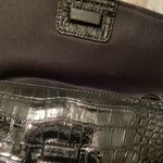 Loft Ann TAYLOR  Faux Alligator Clutch Purse goldtone Metal Strap Photo 4