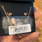 Coach  Rose Gold Necklace & Earrings Photo 2