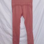 Amazon Branded Pink High Waisted Ribbed Ankle Length Athletic Leggings size XS Photo 4
