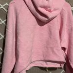 Cute Pink Barbie Crop Sweatshirt Beaded Sweater Size L Photo 4