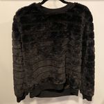 Fuzzy Black Crewneck Photo 0