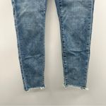 Loft Light Wash Mid Rise Distressed The Curvy Jegging Skinny Jeans Size 0/25 Photo 2