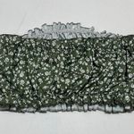 SheIn Green Floral Bandeau Top Photo 3