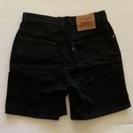 Levi's  Classic Black Denim Shorts (243) Photo 2