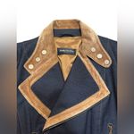 Betty Barclay Collection Moto Jacket – Size 38 (US 8) NWT Blue Photo 1