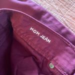 American Eagle AEO Cranberry Wine Distressed Mom Jeans Photo 11