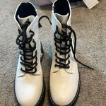 Sincerely Jules White Combat Boots Photo 0