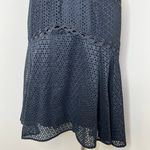 Bardot NWT Ariana Dress 6 Black Eyelet Fit & Flare High Low V-Neck Lace Casual Photo 6