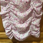 Princess Polly  Elmer Ruched Lined Mini Dress Pink & White Floral‎ Size 0 Photo 9