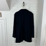 Boston Proper  Black Stretch Knit Classic Blazer Size 16 Photo 8