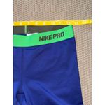 Nike 2 Set Pro Capri Leggings Violet Blue Cropped Athletic Workout Pants Sz S Photo 6