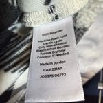 Talbots XS Fleece Zip Up Jacket Plaid Sherpa Fall Winter Warm Cozy Minimalist Black Photo 8