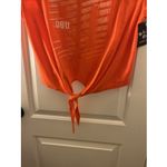 Blue 84 Oregon State University OSU 99 Cropped T-Shirt Bottom Tie Front Orange Women's M Photo 6