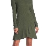 Good Luck Gem NWT Side Wrap Olive Green Dress New Photo 0