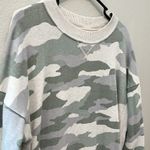Aerie Muted Camo Side Slit Crew Neck | Size Medium Photo 1