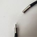 925 Sterling Silver White buffalo Turquoise Necklace Womens Gemstone Jewelry Black Photo 5