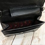 Brighton Black Leather Small Crossbody Belt Wallet Photo 5