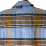 FOR THE REPUBLIC  Blue Grond Multi Brown‎ Plaid Shacket NWT Large Flannel 6940167 Photo 5