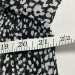 Forever 21 Sheer Black White Dress Shirt Blouse Women’s Size Medium Photo 9