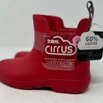 Totes Cirrus‎ Women's Red Everywear Technology 60% Lighter Rainboot Size 6 Photo 1