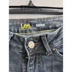Lee  Modern Womens 8S Short Curvy Bootcut Jeans Blue Dark Wash Denim Y2K Stretch‎ Photo 2