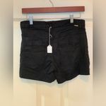 Mother Elegant Black High Waist Women's Shorts. Size Photo 2