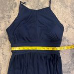 Reverie Navy Blue Evening Gown Size 2 Photo 6