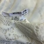 Studio One New York White Lace Sleeveless Fit & Flare Dress Women’s Size 16 Photo 4