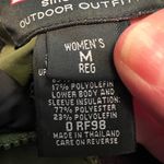 L.L.Bean Vintage Women’s Thinsulate Lined Hooded Jacket Green Black Medium 0 RF98 Photo 2