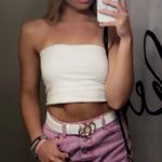 Pink Jean Skirt Photo 0