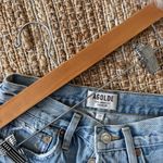 AGOLDE Women's Light Blue Distressed Jean Shorts 23 Photo 2