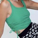 Princess Polly  Green Side Tie Tank Photo 1