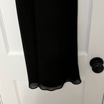 Cachet VTG Y2K black metallic beaded midi dress prom homecoming formal size 4 Photo 5