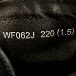 ALLSAINTS  Victoria Suede Ankle Buckle Wrap Straps Heeled Boots Black 35.5 5 Photo 7