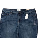 Lane Bryant  Womens Size 22 Dark Wash Stretch Denim Jeans Cropped Ankle Slim Fit Photo 1