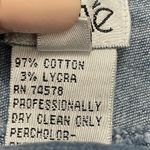 Cache Jeans With Cream Colored Embroidery Size 0 Photo 10
