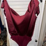 Le lis Maroon Body Suit Photo 1