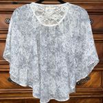 Freebird Snakeskin Print Sheer V Photo 1