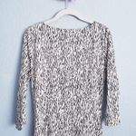 J. McLaughlin  Zebra Print Ruched 3/4 Sleeve Dress Photo 7