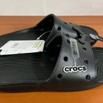 Crocs  Classic Unisex Iconic Comfort Black Slide Sandals NWT Size 9 or 7 #B1859 Photo 2