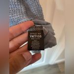 POL  Blue Babydoll Tiered Crop Top Photo 3