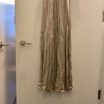 BCBG max azria nude silk evening gown Photo 4