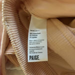 Paige NWOT  Pants Women  Light Pink Nellie Wide Leg Corduroy High Rise Photo 5